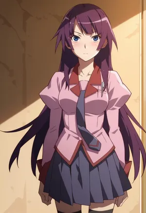 [KusanagiArt] 战场原荡漾 | hitagi senjougahara [ai generated]