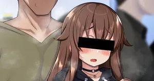 痴〇に電車内でち〇ぽを握らされて強制手コキ