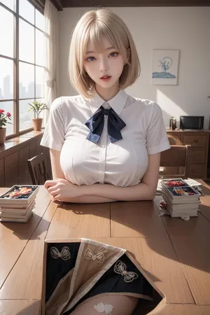 [Incoming_Content_AI] Beauty Blonde Schoolgirl and Black private teacher.