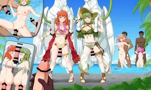 Swimsuit Celica, Paola and others are attacked by bandits あすも / Pazu_056