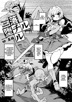 [Enu] Ochiru Ochiru | Fallen and Ruined (2D Comic Magazine Maibotsu Hameochi Zecchou Heroine Ingoku nite Kahanshin o Hoshoku Sareru Otome-tachi Vol. 2) [Portuguese-BR] [Kuraudo] [Digital]