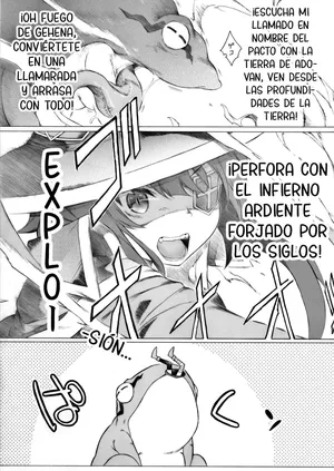 [Itano Chiharu] Giant Toad no Onaka no Naka de Iroiro na Koto ga Attarashii desu yo | Parece que sucedieron muchas cosas dentro del estómago de un sapo gigante (Kono Subarashii Sekai ni Syukufuku o!) [Spanish] [Traducciones necesarias]