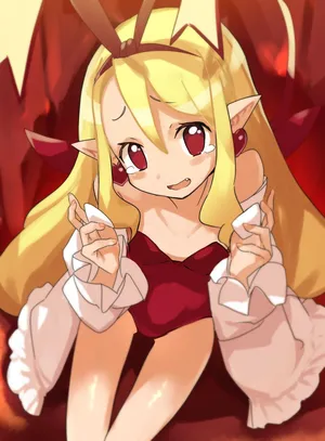 [じゃんくピーナッツ] 困り顔フロンちゃん (魔界戦記ディスガイア)