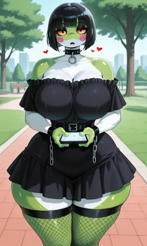 Furry Collection - Goth Frog daidoujipv ai generated