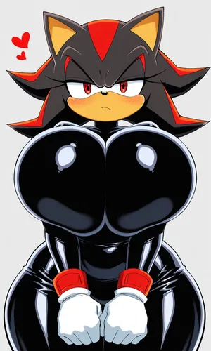 Sonic Series - Fem Shadow daidoujipv ai generated