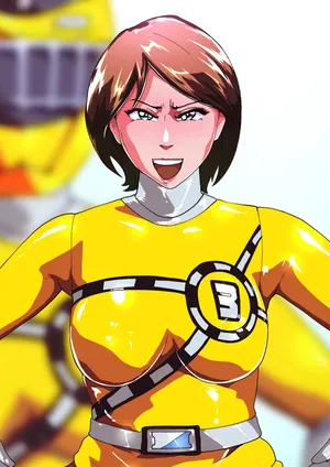 [Zizi] トッキュウ3号便所ハイグレ！