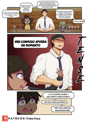 [Fake Face] Natsumi Kurobe y Takeda-senpai (Senpai ga Uzai Kouhai no Hanashi) [Spanish] [JFairy Traslate]