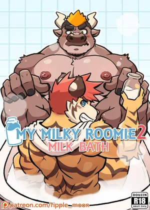 [Ripple Moon] My Milky Roomie 2: Milk Bath [English] (Flat Color) (Complete)