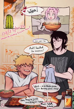 [TWITTER] (Yodzo_YnH) - 07/23/25 - Happy Birthday, Sasuke-kun🍅