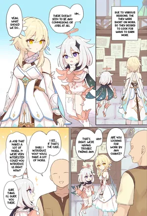 [Momosawa] Nuite Kureru Hotaru-chan + Zenkai no Tsuzuki (Genshin Impact) [English] [YuushaNi]