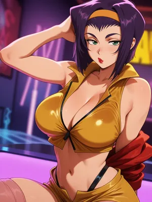 Faye Valentine | Cowboy Bebop 🍸🪩 waifuinvoker ai generated