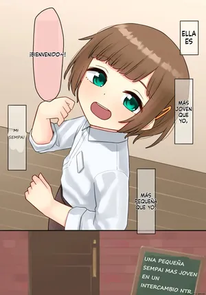 [UpStick][Español] Toshishita no chitchai senpai × suwappingu NTR