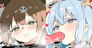 [うすしお丸] 【リクエスト】オナバレするフラグちゃん 触手ヒサメ