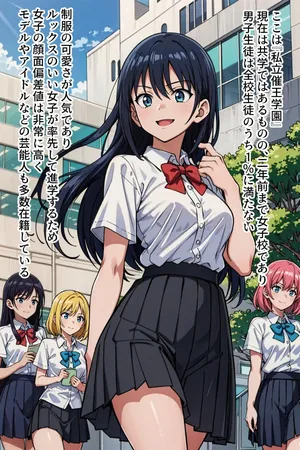 [ひげんじつ倶楽部] 僕の催●ハーレム 〜僕を見下す女子に逆襲の処女強奪種付け●眠！〜 [AI Generated]