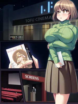 [U Donko] A manga about masturbating in a movie theater after exposing oneself part 1