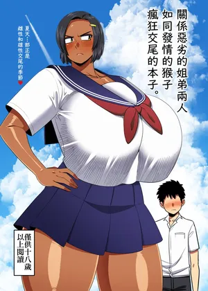 [夏中症 (雨存)] 仲の悪い姉と弟が発情したサルみたいに交尾しまくる本。 [DL版]