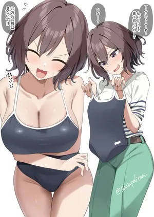 [sasapoliton] 頼めば割と着てくれるあさり先生