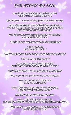 [やせうまロール] キミが始まりの魔法少女になって快楽と悪に屈して洗脳されるまんがホワイト編[TS魔法少女ポントカワールW][English]