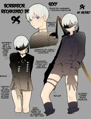 [Itoh Kani] 9S ni Iroiro | Various to 9S (NieR: Automata)[Spanish] [El-Traductor-Aprendiz]