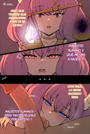 [Niui] ¿Y si Aura perdiese una batalla y fuese obligada a follar？(Sousou no Frieren) [Spanish] [JFairy Traslate]