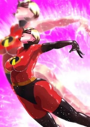 [Zizi] イラスティガール変身！+臭態 (Mr.インクレディブル)