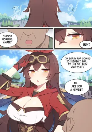 [Poyeop] Amber (Genshin Impact) [English] [Shiro Translation]