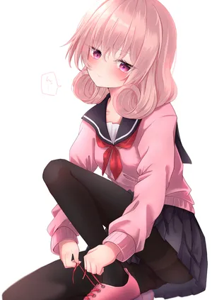 [うさぎ兎さめ] 登校前のネネカさんの日課