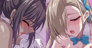 [まるごし] バニーアスナ＆カリンとイチャラブH (ブルーアーカイブ)