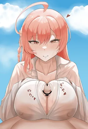 [くみたマン] 水着ハナコのパイズリ (ブルーアーカイブ)