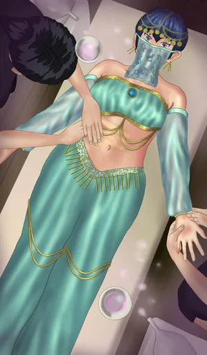 [Mole3（毛利元成) ] Dancer receiving a massage