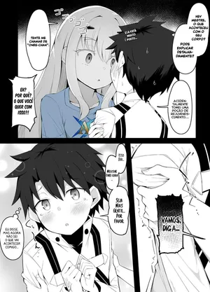 [Corundum] Dekiai Onee-chan Mode ga Kakusei shite shimatta Melusine | Melusine entrou no modo “onee-chan” super amorosa (Fate/Grand Order) [Portuguese-BR]