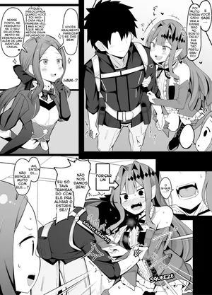 [Corundum] Deredere Shiteru no o Tanin ni Shirareru to Hazukashii Baobhan Sith-san |  Fui visto por outros sendo amoroso com Baobhan Sith-san (Fate/Grand Order) [portuguese-BR]