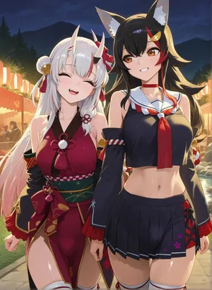 2025-11-11 Mio x Ayame   RAMETAKI (PATREON) AI GENERATE