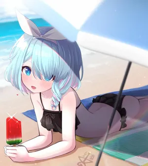 [うさぎ兎さめ] アロナちゃんと夏休み延長戦
