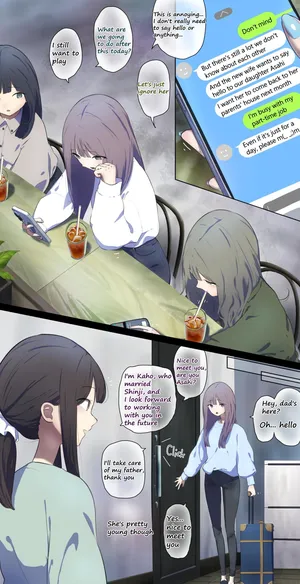 My father remarried, so I went to say hello…