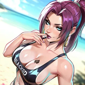 [Kitina] Psylocke Blacked [AI Generated]