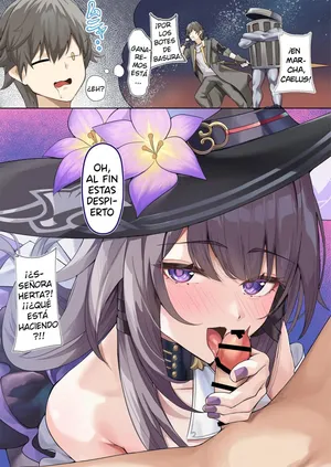 [Shiro Paka] Madam Herta wa Caelus no Seishi ga Hoshii Rashii... | Parece que la señora Herta quiere el Esperma de Caelus... (Honkai: Star Rail) [Español]