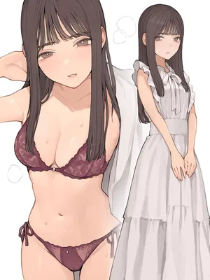 [海凪コウ] 清楚ワンピースの下に