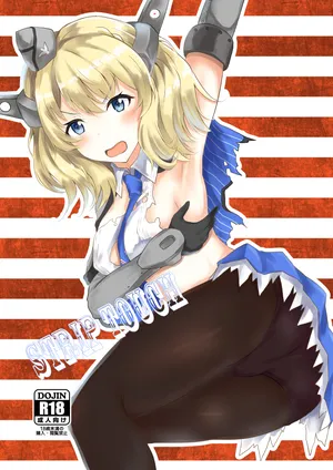 [Ryoushi Koubou (HADRON9)] Kinpatsu Bijo to Strip Poker [Digital]