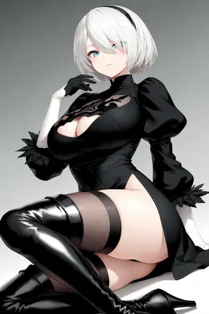 [Ankake Nameko] NieRAutomata 2B [AI Generated]