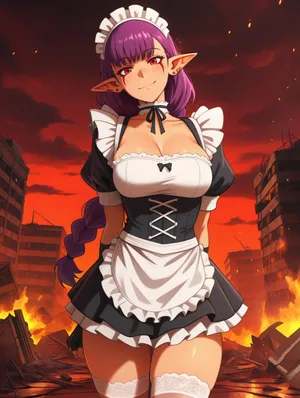 Esil Radiru - Rank S Dungeon ⚔️🐉 🔥 waifuinvoker ai generated