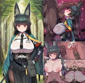 Hoshimi Miyabi x BBC benisman ai generated