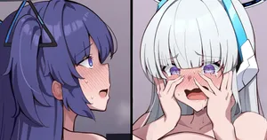 [きろめ] 大好きなユウカちゃんに恥ずかしいとこ全部見られちゃう生塩ノア (ブルーアーカイブ)