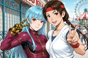 Kula's day with Friend 01 / Kula & Yuri (Ai generated)