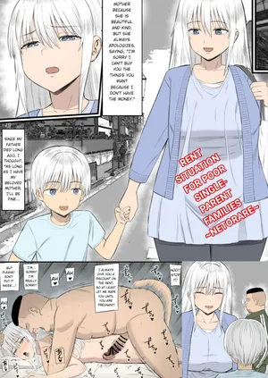 RENT SITUATION FOR POOR SINGLE- PARENT FAMILIES ~NETORARE (aramaa) [English] (colored by mikakucoloring)