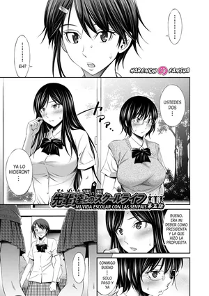 [Sabashi Renya] Senpai-tachi to no Gakuen Seikatsu chap.5 | Mi vida escolar con las senpais cap.5 [Spanish] [Decensored] [Harenchi no Fansub]