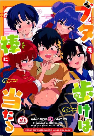 (C105) [Koniro Drops (Morishima Kon)] Buta mo Arukeba Bou ni Ataru (Ranma 1/2) [Spanish] [Harenchi no Fansub]