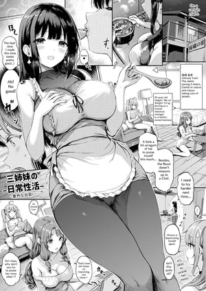 [Sayika] Three Sisters Manga (Part 1) [Decensored]