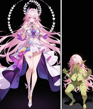 昔涟（爱莉希雅？）が鬼に堕ちるまでの物語 【patreon】【Kris_S】【ai generate】