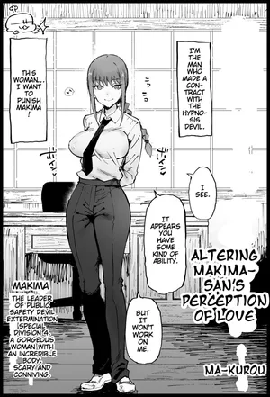 Altering Makima-san’s Perception of Love